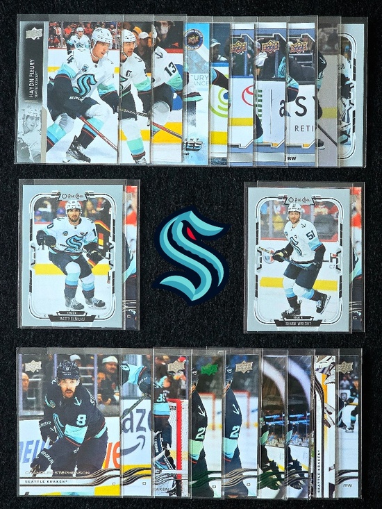 Upper Deck Other - 🐙 20+ Seattle Kraken NHL Trading Card Lot
